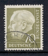 Germany 1954-56 Pres. Theodor Heuss 70pf FU - Altri & Non Classificati