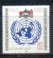 Germany DDR 1985 UN 40th Anniversary MUH - Autres & Non Classés
