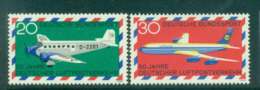 Germany 1969 Airmail Service Anniv. MLH Lot44073 - Andere & Zonder Classificatie