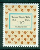 Germany 2000 Rainer Maria Rilke MUH Lot63796 - Andere & Zonder Classificatie