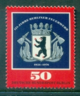 Germany Berlin 1976 Fire Brigade 125th Anniv. MUH - Andere & Zonder Classificatie