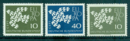 Germany 1961 Europa, Birds Of Birds + Fluor MUH Lot65317 - Otros & Sin Clasificación