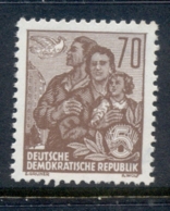 Germany DDR 1955 Agricultural Workers 70pf MLH - Otros & Sin Clasificación