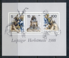 Germany DDR 1988 Leipzig Fair MS MUH - Other & Unclassified