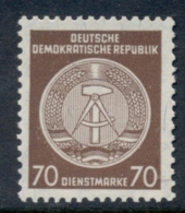 Germany DDR 1954-56 Official 70pf MUH - Andere & Zonder Classificatie