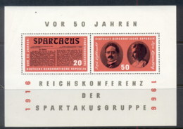 Germany DDR 1966 Spartacus Org. MS MUH - Autres & Non Classés