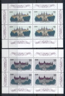 Germany DDR 1986 Castles 2x MS MUH - Other & Unclassified