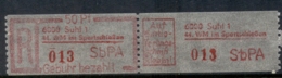 Germany DDR 1983 Registration Label MUH - Sonstige & Ohne Zuordnung