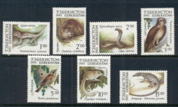 Uzbekistan 1993 Wildlife, Birds Reptiles MUH - Other & Unclassified