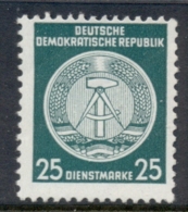 Germany DDR 1954-56 Official 25pf MUH - Otros & Sin Clasificación