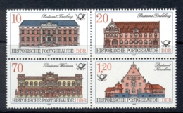 Germany DDR 1987 Historic Post Offices MUH - Other & Unclassified