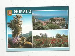 Cp,  MONACO , écrite , Ed. Molipor , Blason - Panoramic Views