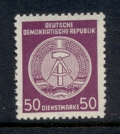 Germany DDR 1954-56 Official 50pf MUH - Sonstige & Ohne Zuordnung