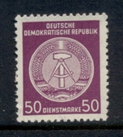 Germany DDR 1954-56 Official 50pf MUH - Other & Unclassified
