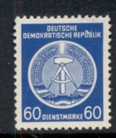 Germany DDR 1954-56 Official 60pf MUH - Otros & Sin Clasificación