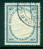 Germany 1955 Friedrich Von Schiller FU Lot24085 - Other & Unclassified