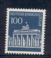 Germany Berlin 1966-69 Brandenburg Gate 100pf MUH - Otros & Sin Clasificación