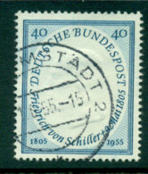 Germany 1955 Friedrich Von Schiller FU Lot24086 - Andere & Zonder Classificatie