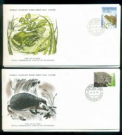 Netherlands 1976 WWF,Hedgehog, Frog,Franlkin Mint (with Inserts) 2xFDC Lot79599 - Unclassified