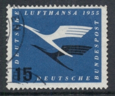 Germany 1955 Lufthansa 15pf FU - Otros & Sin Clasificación