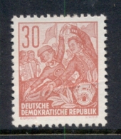Germany DDR 1953-54 Agricultural Workers 30pf MLH - Sonstige & Ohne Zuordnung