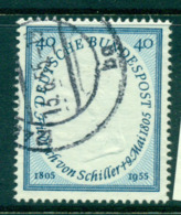Germany 1955 Friedrich Von Schiller FU Lot59580 - Other & Unclassified