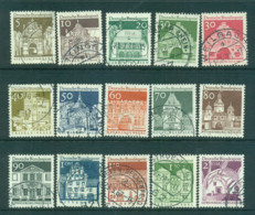 Germany 1966-69 Buildings (15) FU Lot62010 - Other & Unclassified