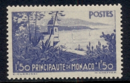 Monaco 1937 Welfare Bay Of Monaco 1.50+1.50f MUH - Autres & Non Classés