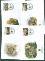 Tajikistan 2002 WWF Reed Cat 4x FDC Lot73189 - Other & Unclassified