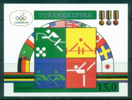 Turkmenistan 1992 Barcelona Olympics MS MUH - Andere & Zonder Classificatie