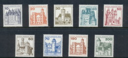 Germany Berlin 1977-79 Castles Asst MUH - Andere & Zonder Classificatie