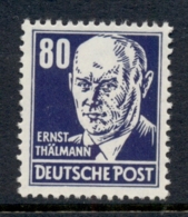 Germany DDR 1953 Portraits 80pf MUH - Other & Unclassified