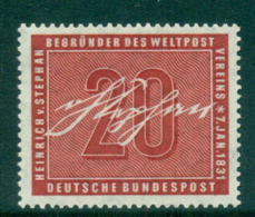 Germany 1956 UPU Heinrich Von Stephan MUH Lot59603 - Andere & Zonder Classificatie