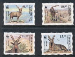 Uzbekistan 1995 WWF Markhor MUH - Andere & Zonder Classificatie