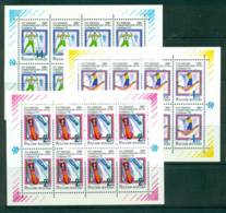 Russia 1992 Winter Olympics 3x Sheetlet MLH Lot42456 - Sonstige & Ohne Zuordnung