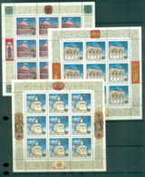 Russia 1993 Buildings 3x Sheetlets MUH - Other & Unclassified