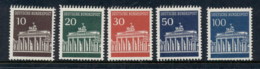 Germany 1966-68 Brandenburg Gate MUH - Otros & Sin Clasificación