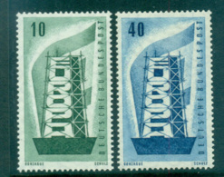 Germany 1956 Europa, Scaffold MUH Lot65266 - Altri & Non Classificati