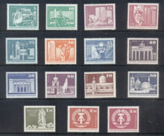 Germany DDR 1973-74 Pictorials, Buildings MUH - Other & Unclassified
