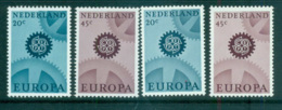 Netherlands 1967 Europa, Cogwheels + Fluoro MUH Lot65439 - Unclassified