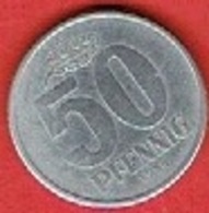 DDR  #   50 Pfennig FROM 1958 - 50 Pfennig