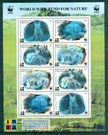 Kyrgystan 1999 WWF Corsac Fox, Holograpgic, IBRA '99 MS MUH Lot81245 - Autres & Non Classés