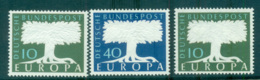 Germany 1957 Europa, Allegories + Fluoro MUH Lot65274 - Autres & Non Classés