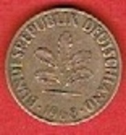 GERMANY  #   5 PFENNIG FROM 1968 - 5 Pfennig
