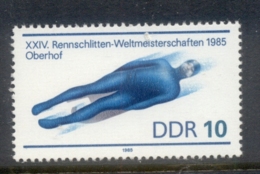 Germany DDR 1985 World Luge Championships MUH - Andere & Zonder Classificatie