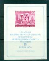 Germany DDR 1954 Stamp Day MS MLH Lot44729 - Altri & Non Classificati