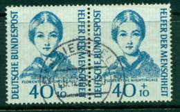 Germany 1955 Florence Nightingale Pair FU (lot22458) - Other & Unclassified
