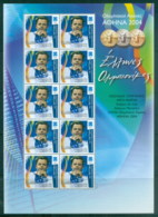 Greece 2004 Summer Olympic Medal Winner, Sampanis Drug Cheat (litho) Sheetlets MUH - Autres & Non Classés