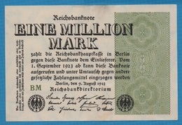 DEUTSCHES REICH 	1 Million Mark	09.08.1923	Serie # BM KM# 102a - 1 Million Mark