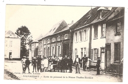 CPA Vignacourt Sortie Du Personnel De La Maison Thuillier Buridard   80 Somme - Vignacourt